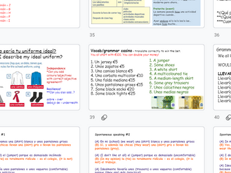 AQA GCSE Spanish 9-1 Kerboodle 10.1G 10.1F Un día en el colegio Las reglas El uniforme (4 lessons)