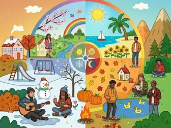 Primary French Song: Le temp change a chaque saison