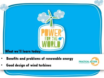 Renewable Energy Practical - a global outlook