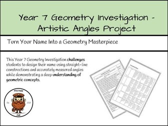 Year 7 Geometry Investigation – Artistic Angles Project