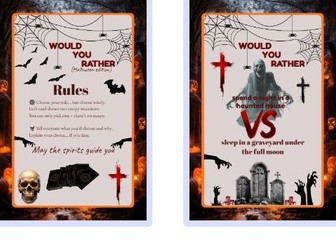 ESL Halloween Warm-Up  «Would You Rather»