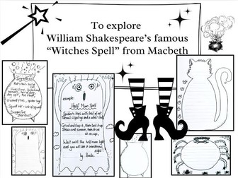 Shakespeare's Witches Spells for Halloween