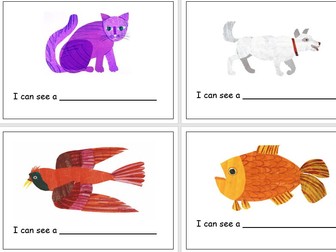 Brown bear, Brown Bear, What do You See? sentence starters