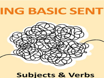 Building Basic Sentences - Subject + Verb + Object