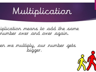 Multiplying using repeated addition