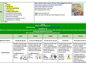 28. EYFS Planning - Term 1 Foundation 2 Week 1-5