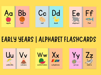 EARLY YEARS | ALPHABET FLASHCARDS