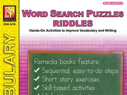 Word Search Puzzles: Riddles
