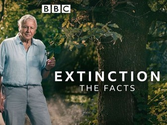 David Attenborough "Extinction: The Facts" Worksheet
