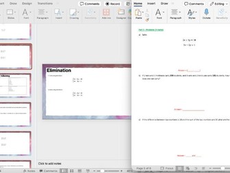 Test - Simultaneous Equations