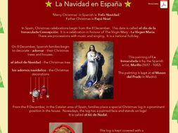 Christmas in Spain, Investigation Sheets