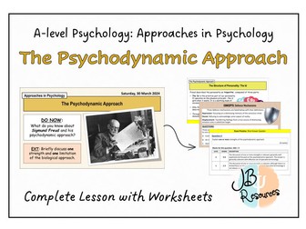 A-Level Psychology - THE PSYCHODYNAMIC APPROACH [Approaches in Psychology]