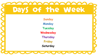 Days Of The Week Powerpoint By Stealo87 - Teaching Resources - Tes