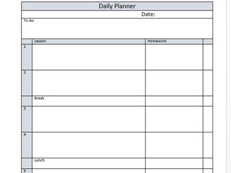 teacher daily planner teaching resources teachers daily planner