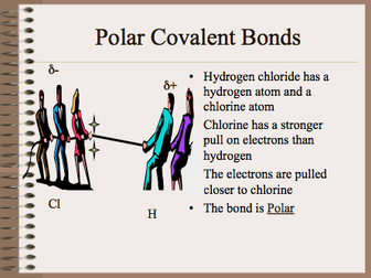 Bonding: Polar, covalent and ionic