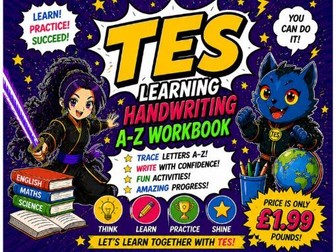 Rumi Handwriting A–Z Workbook | Alphabet Tracing Worksheets | Early Years & KS1 | Fun Comic Style