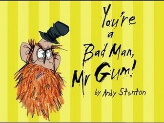 You're a Bad Man, Mr Gum - Guided Reading Questions (book study, teaching sequence)