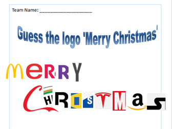 GUESS THE LOGO 'MERRY CHRISTMAS'