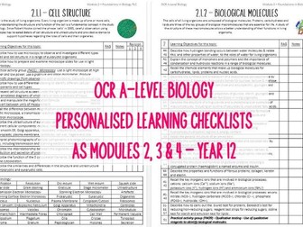 OCR AS-Level Biology PLCs