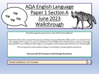 AQA English Language Paper 1 June 2023