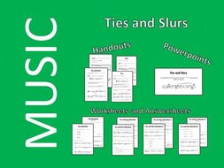 Ties and Slurs in Music | Teaching Resources