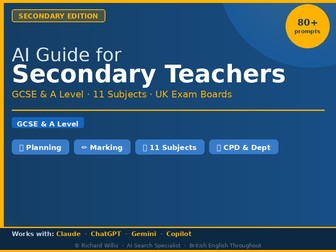 AI Guide for Secondary Teachers – GCSE & A Level