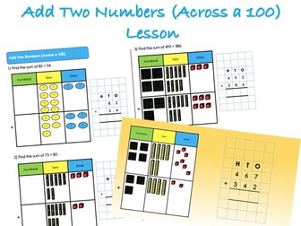 Year 3 Addition and Subtraction - Add Two Numbers (Across a 100) Lesson
