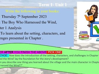 The Boy Who Harnessed the Wind