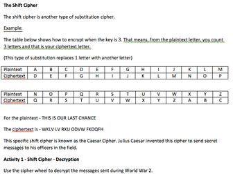 Algebra and Ciphers 4