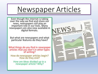 Newspaper Articles