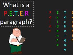 Writing a PETER paragraph for Macbeth