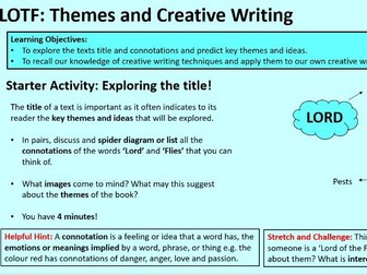 Lord of the Flies Full SOW