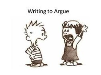 Writing to argue lesson