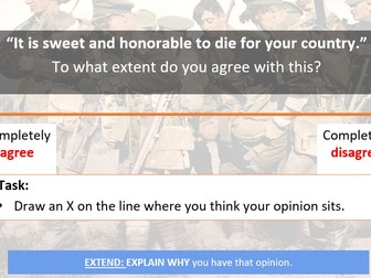 KS3 Conflict Poetry SOW