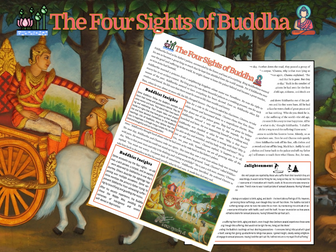 Buddhist Story Four Sights of the Buddha