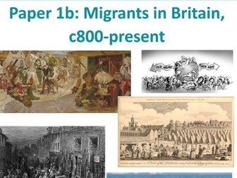 GCSE Migrants in Britain Revision Booklet: Edexcel Paper 1 Thematic Study