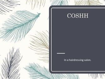COSHH in a hairdressing salon