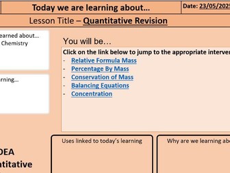 AQA C3 Revision Lesson