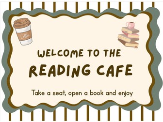 Café Inspired Reading Corner Display Pack