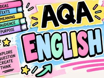 AQA Language Paper Display