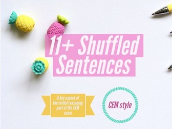 11 Plus Shuffled Sentences