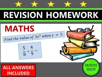 Maths Revision Homework
