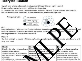 Recrystallisation - A level Chemistry
