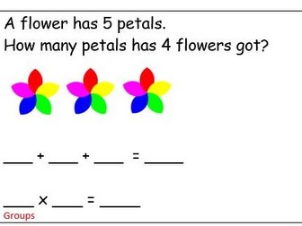 KS1 Year 2 - Repeated addition and multiplication word problems