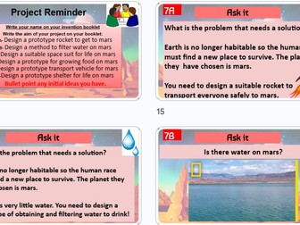 Mars mission project KS3 Science