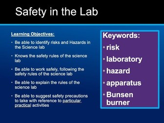 Introduction to Science Lesson - Safety in the Lab