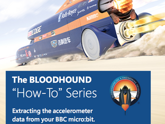 How to use a Micro:bit to measure motion in a Bloodhound SSC Rocket Car. (Microbit)