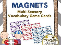 Magnets Multi-Sensory Vocabulary Game