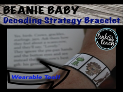 Beanie Baby Inspired Decoding Bracelets