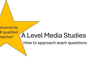 A level Media exam technique tips: teacher made